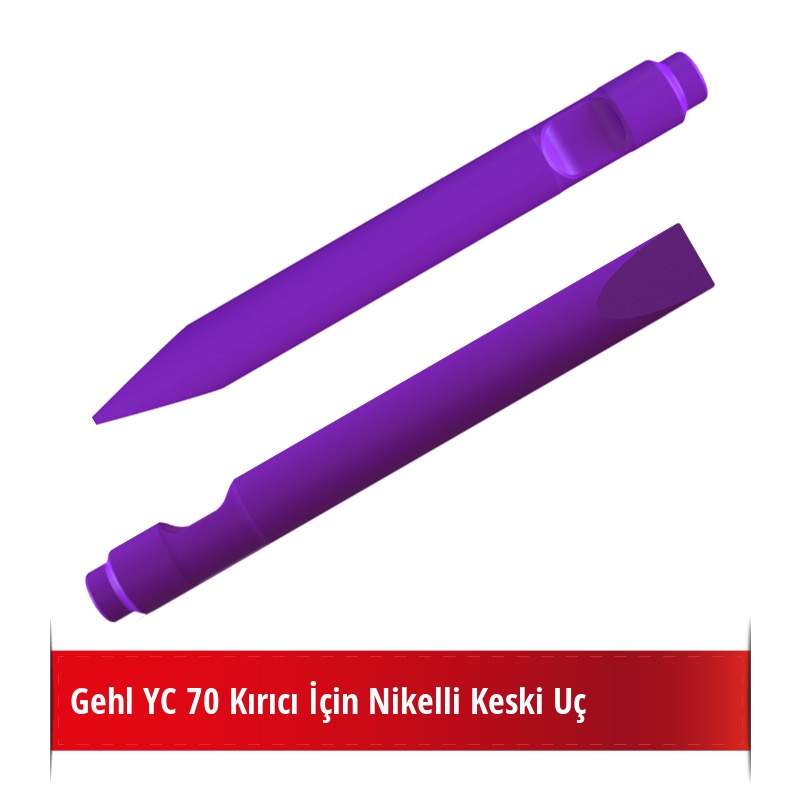 Gehl YC 70 Kırıcı İçin Nikelli Keski Uç