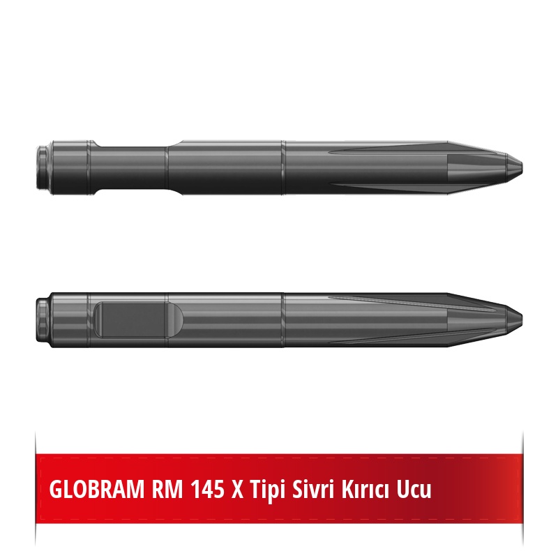 Globram RM 145 X Tipi Sivri Kırıcı Ucu