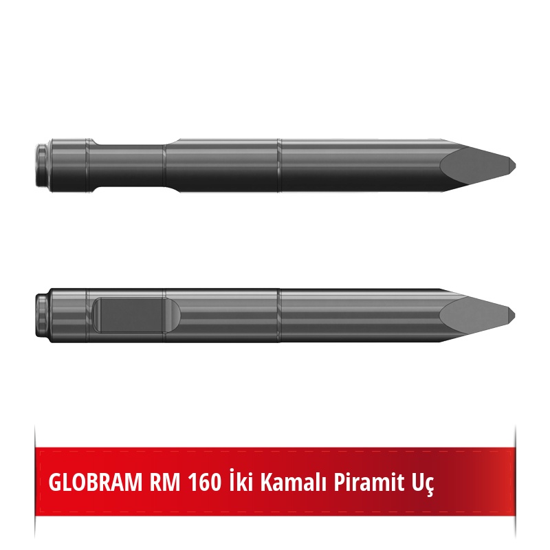 Globram RM 160 Kırıcı Ucu - Piramit Uç