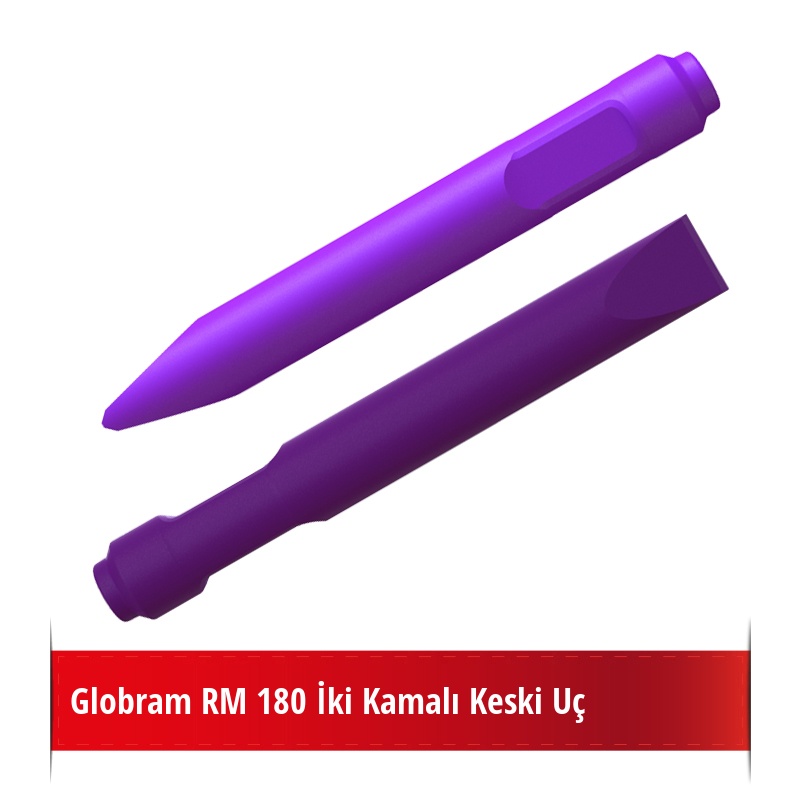 Globram RM 180 Kırıcı İçin Nikelli Keski Uç