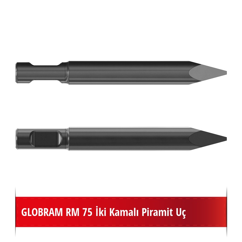 Globram RM 75 Kırıcı Ucu - Piramit Uç