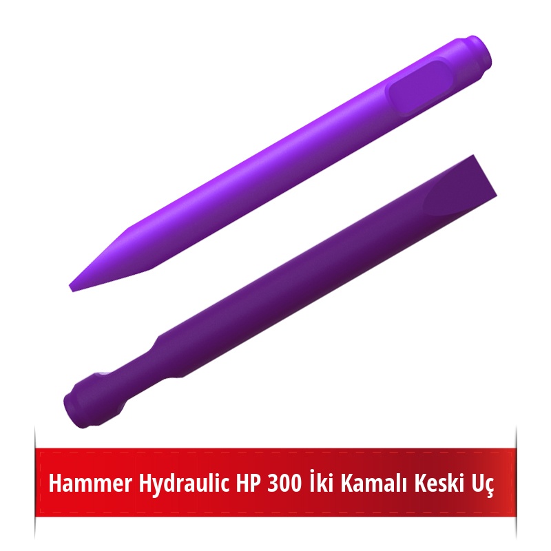 Hammer Hydraulic HP 300 Kırıcı İçin Nikelli Keski Uç