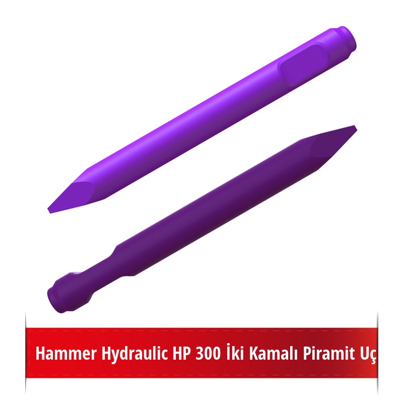 Hammer Hydraulic HP 300 Kırıcı İçin Nikelli Piramit Uç