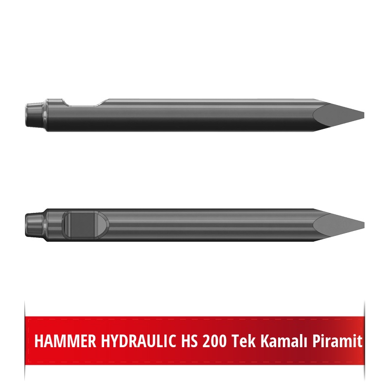 Hammer Hydraulic HS 200 Kırıcı Ucu - Piramit Uç