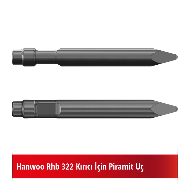 Hanwoo Rhb 322 Kırıcı İçin Piramit Uç