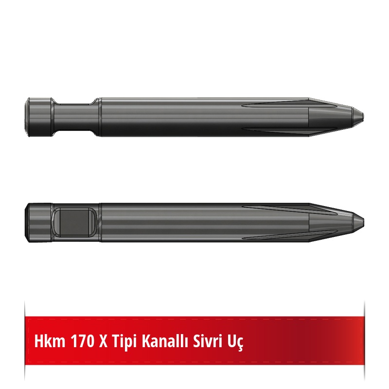 Hkm 170 X Tipi Kanallı Sivri Uç