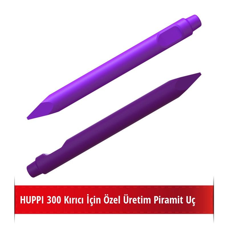 HUPPI 300 Kırıcı İçin Nikelli Piramit Uç