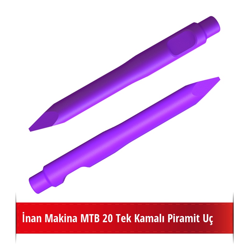 MTB 20 Kırıcı İçin Nikelli Piramit Uç