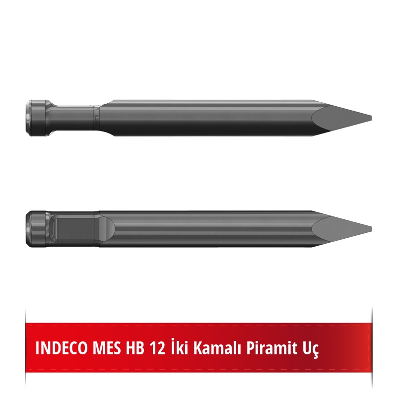 Indeco HB 12 Kırıcı Ucu - Piramit Uç