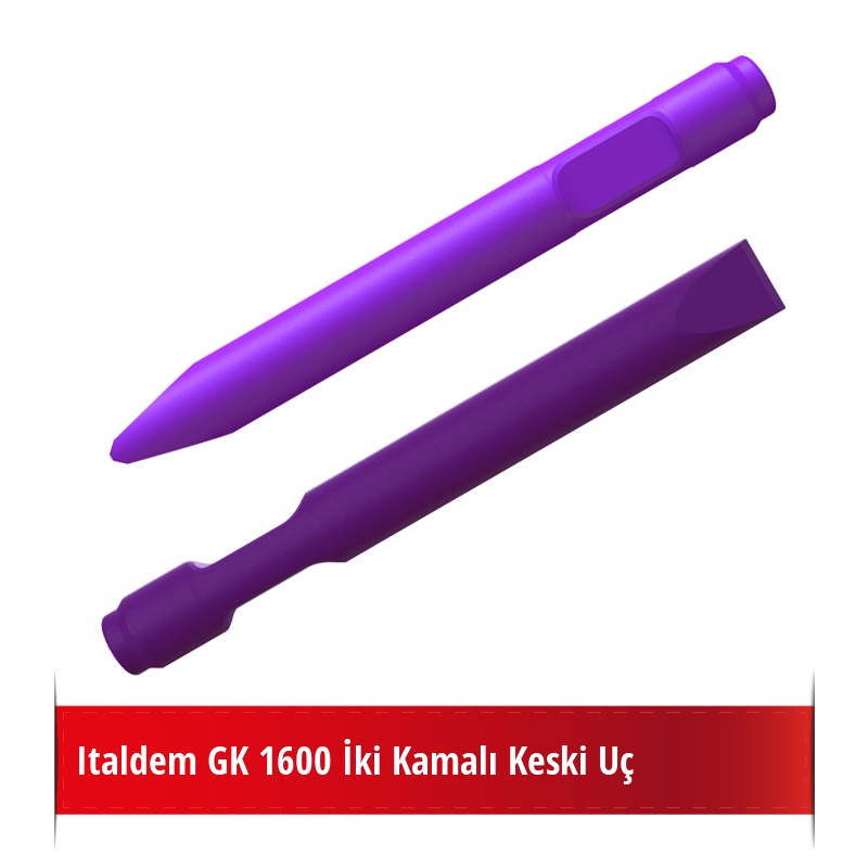 Italdem GK 1600 Kırıcı İçin Nikelli Keski Uç