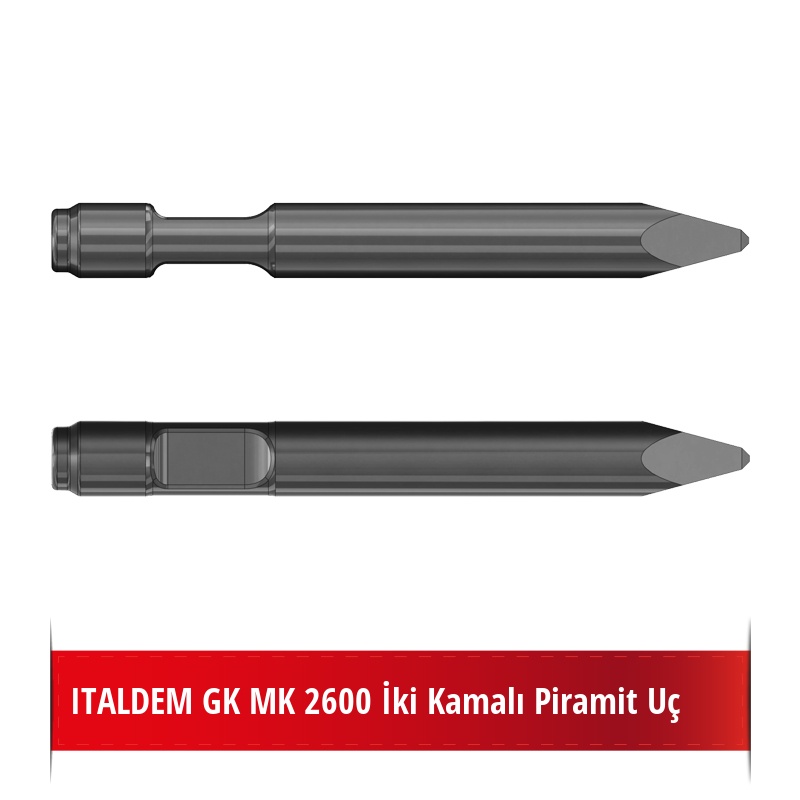 Italdem GK MK 2600 Kırıcı Ucu - Piramit Uç