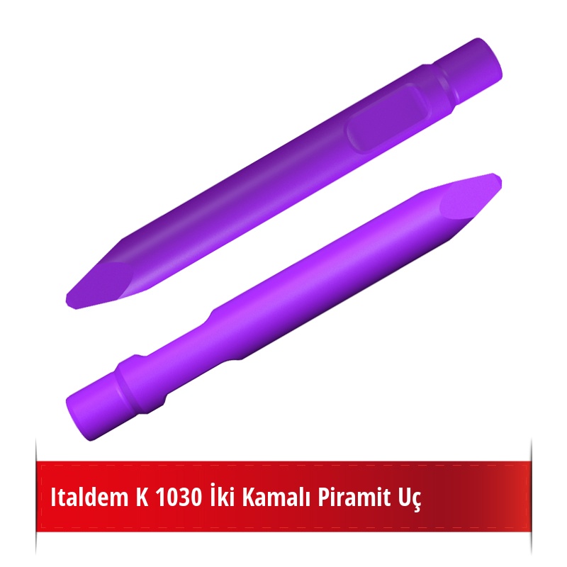 Italdem K 1030 Kırıcı İçin Nikelli Piramit Uç