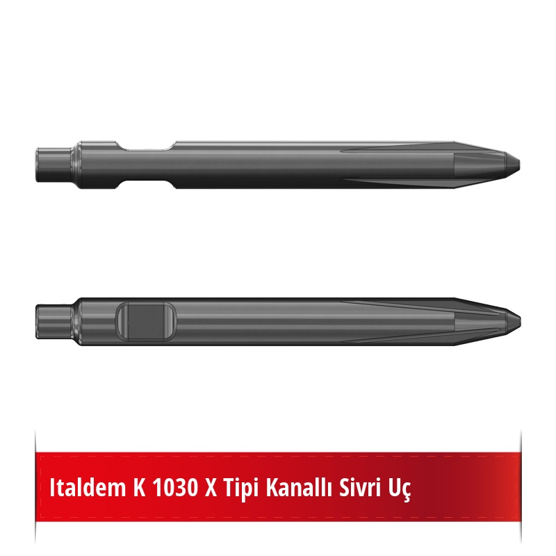 Italdem K 1030 X Tipi Kanallı Sivri Uç