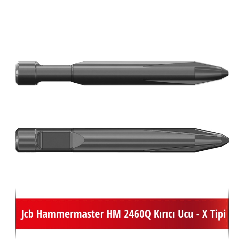 Jcb Hammermaster HM 2460Q Kırıcı Ucu - X Tipi Sivri Uç