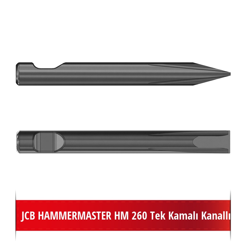 Jcb Hammermaster HM 260 Kırıcı Ucu - Kanallı Keski Uç