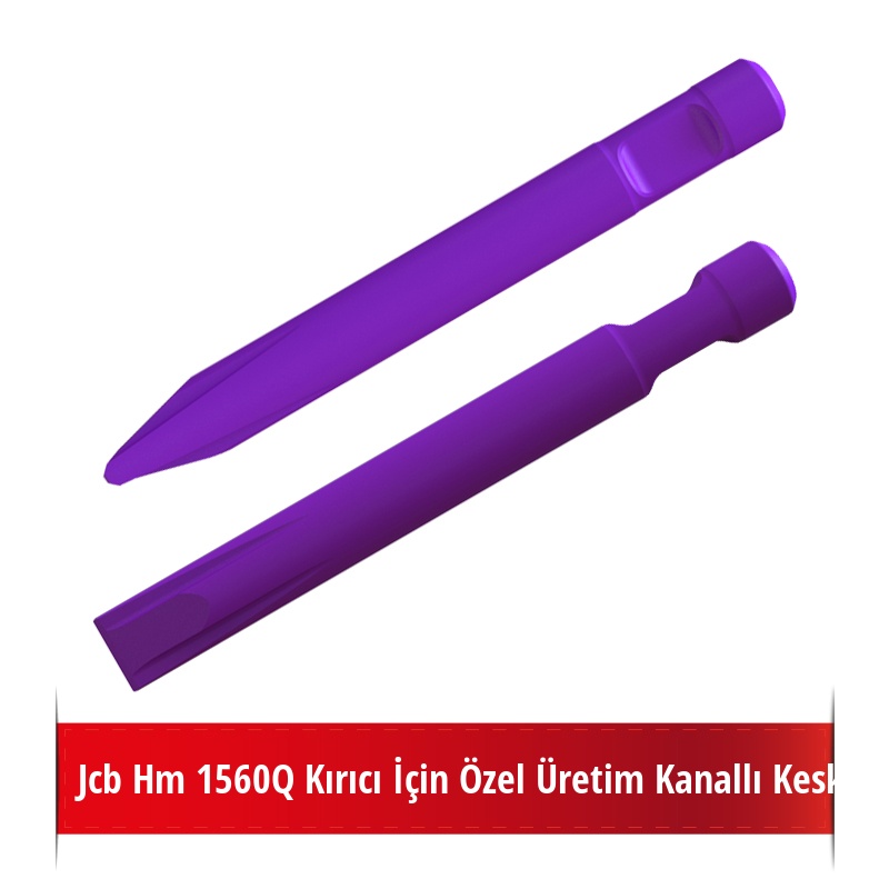 Jcb Hm 1560Q Kırıcı İçin Nikelli Kanallı Keski Uç