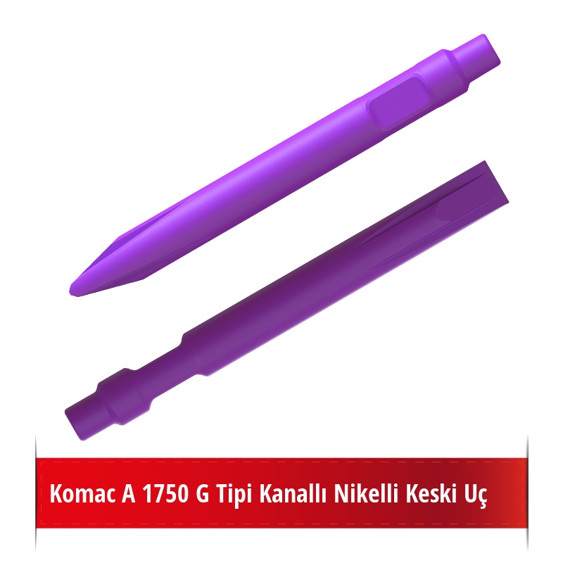 Komac A 1750 G Tipi Kanallı Nikelli Keski Uç