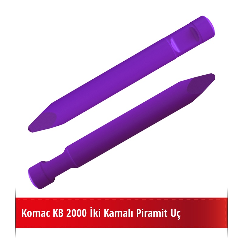 Komac KB 2000 Kırıcı İçin Nikelli Piramit Uç