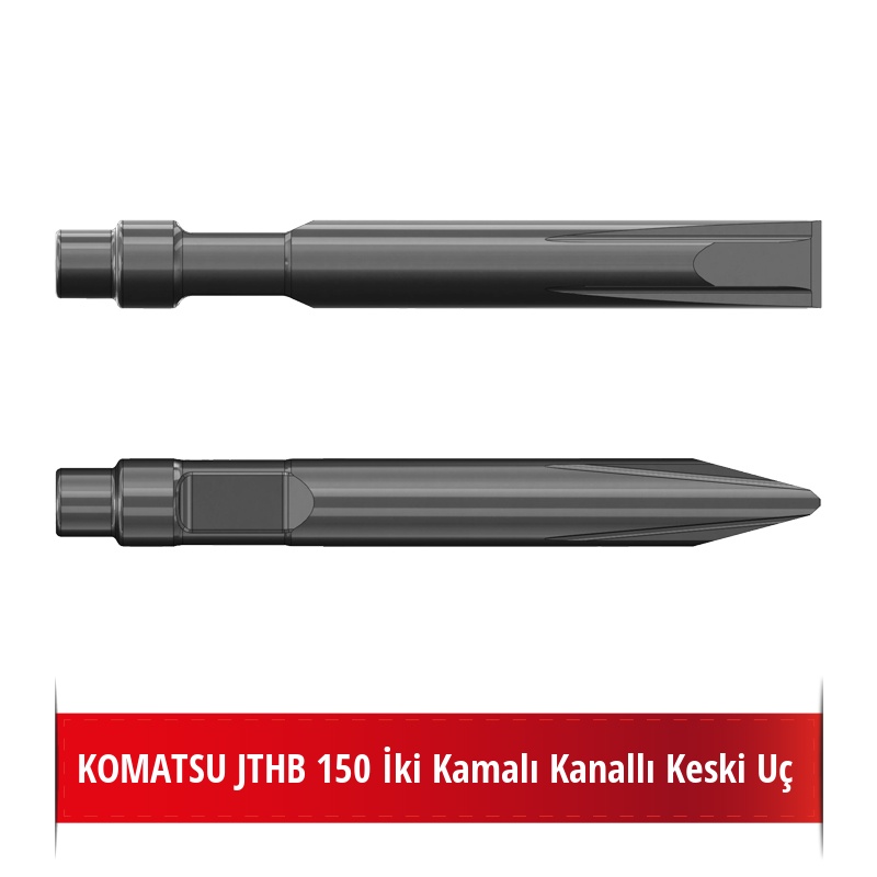 KOMATSU JTHB 150 Kırıcı Ucu - Kanallı Keski Uç