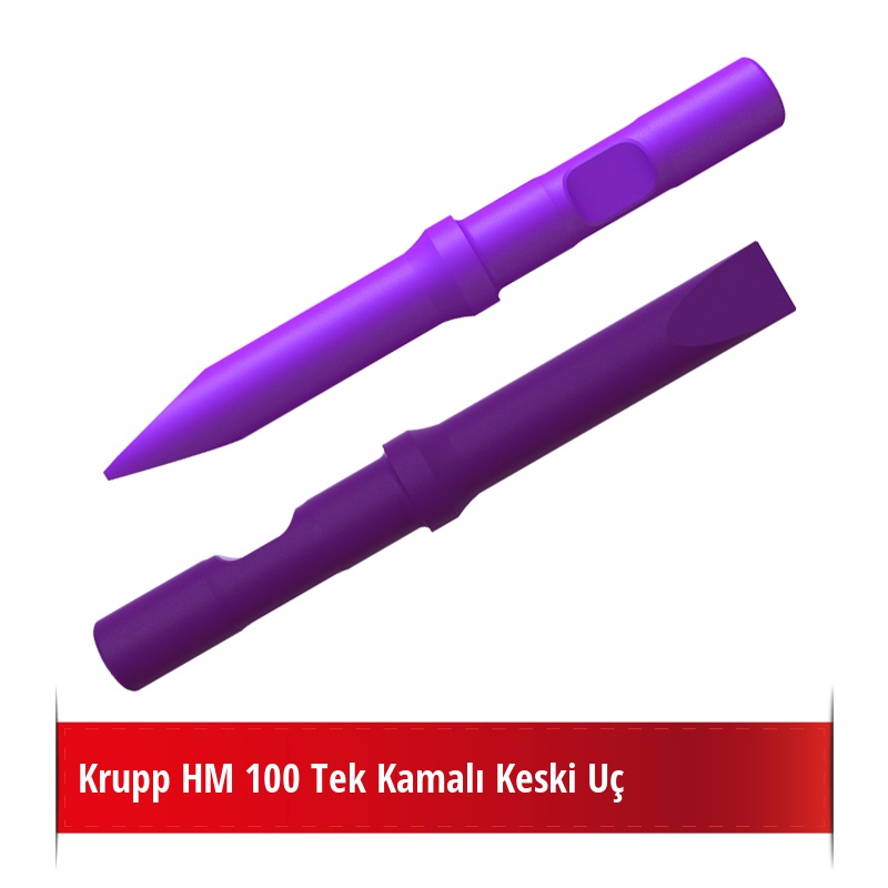 Krupp HM 100 Kırıcı İçin Nikelli Keski Uç