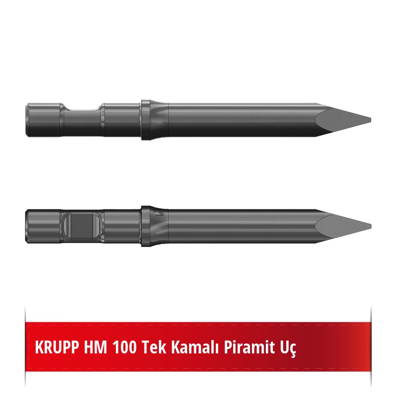 Krupp HM 100 Kırıcı Ucu - Piramit Uç