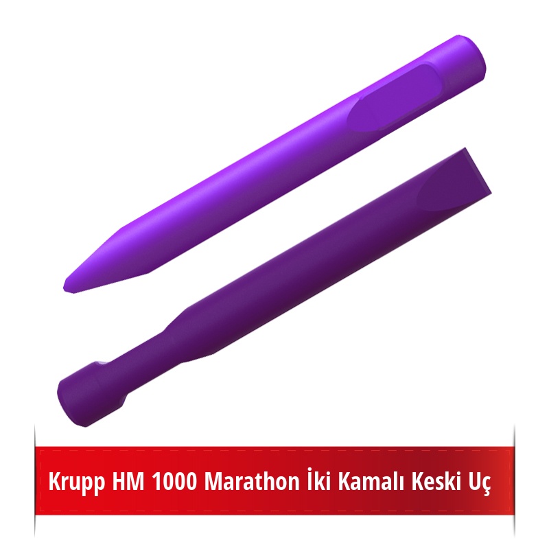 Krupp HM 1000 Marathon Kırıcı İçin Nikelli Keski Uç