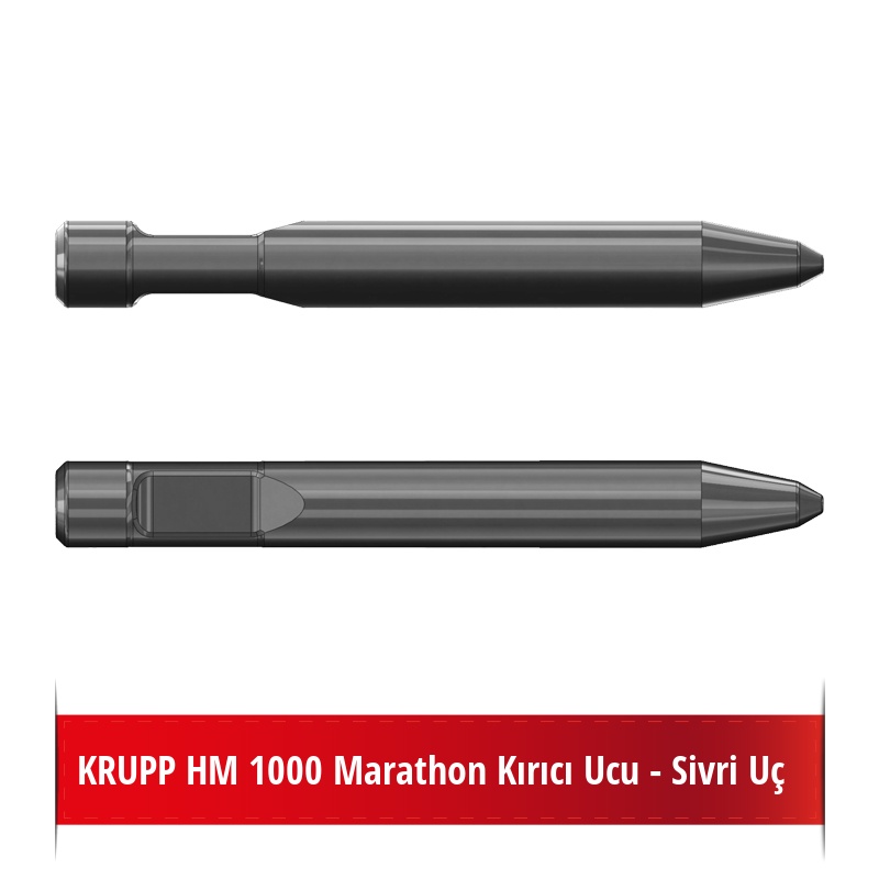 Krupp HM 1000 Marathon Kırıcı Ucu - Sivri Uç