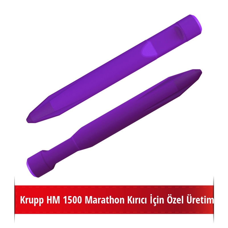 Krupp HM 1500 Marathon Kırıcı İçin Nikelli X Tipi Sivri Uç