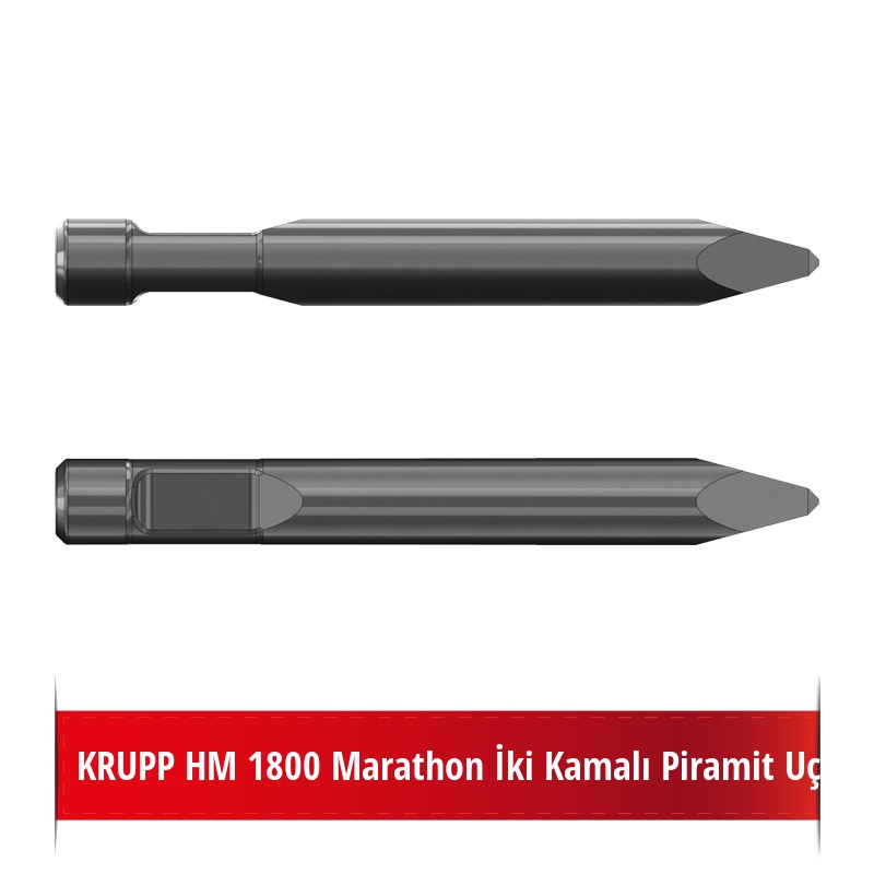 Krupp HM 1800 Marathon Kırıcı Ucu - Piramit Uç