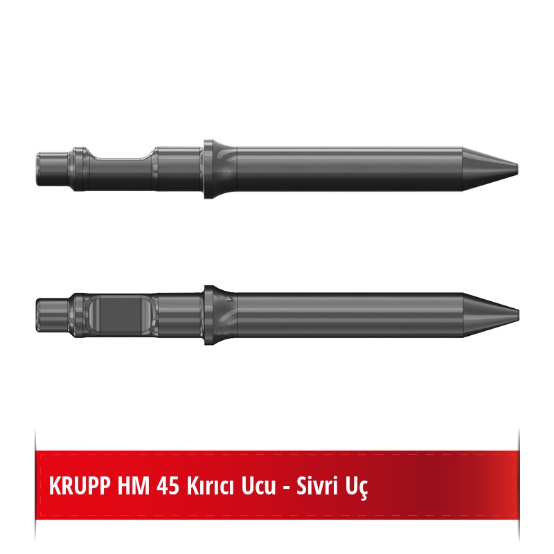 Krupp HM 45 Kırıcı Ucu - Sivri Uç