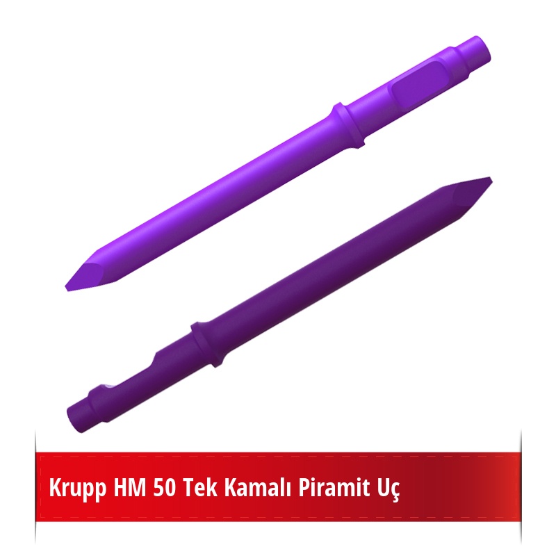 Krupp HM 50 Kırıcı İçin Nikelli Piramit Uç