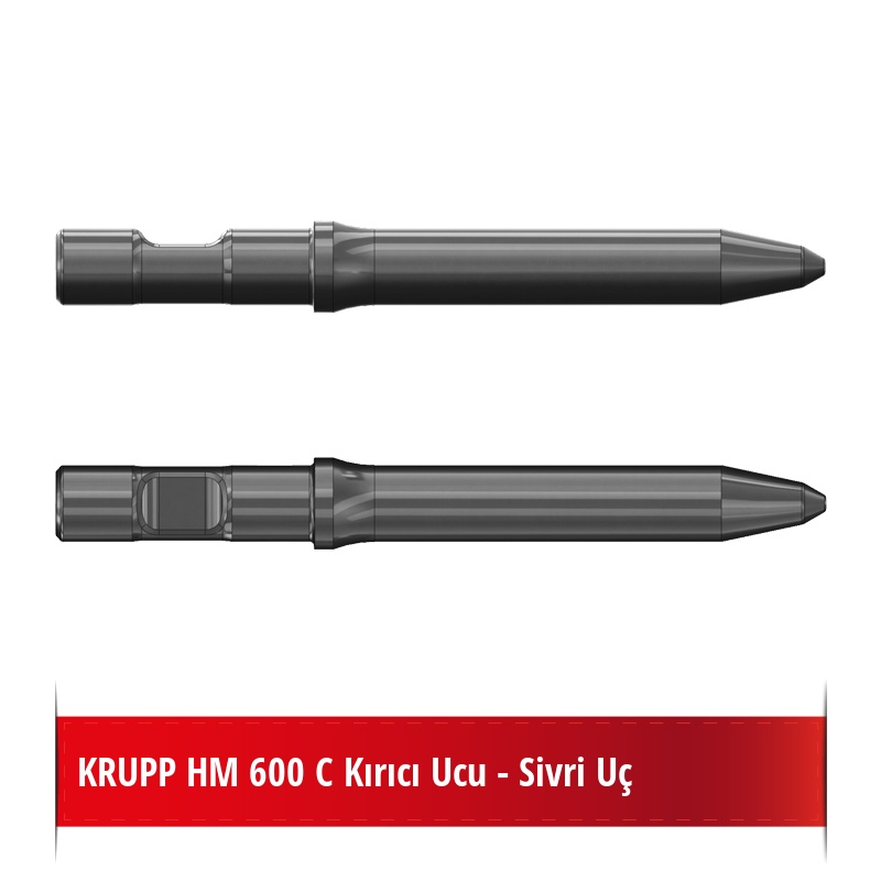 Krupp HM 600 C Kırıcı Ucu - Sivri Uç