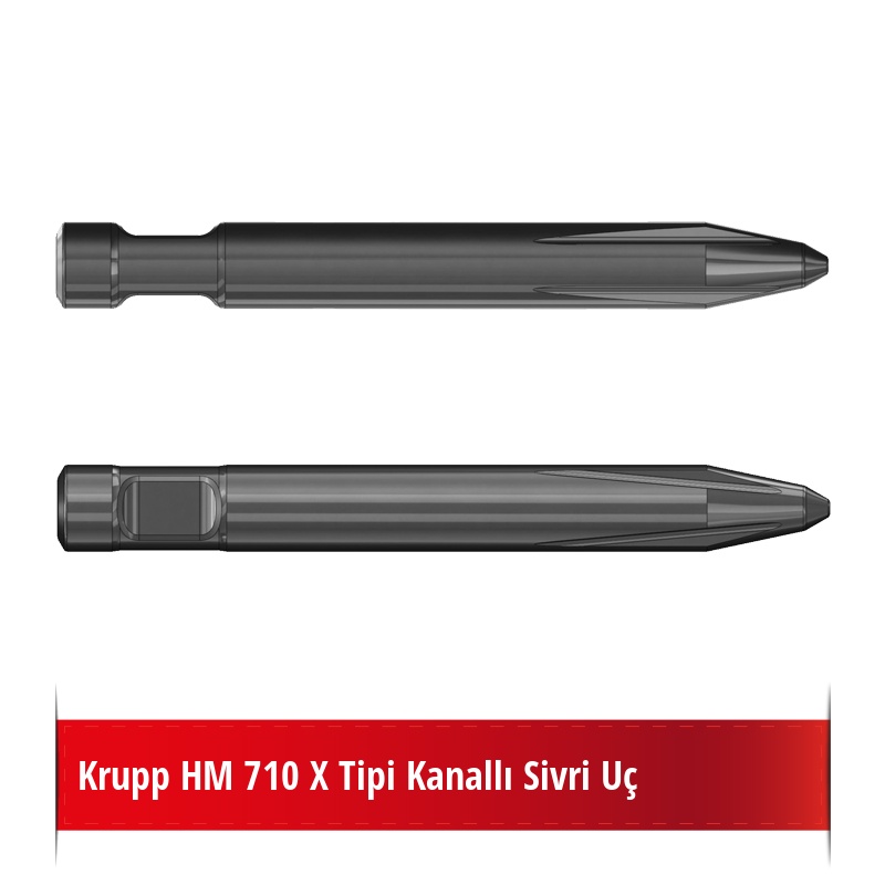 Krupp HM 710 X Tipi Kanallı Sivri Uç