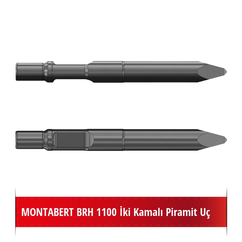 Montabert BRH 1100 Kırıcı Ucu - Piramit Uç