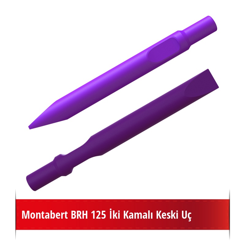 Montabert BRH 125 Kırıcı İçin Nikelli Keski Uç