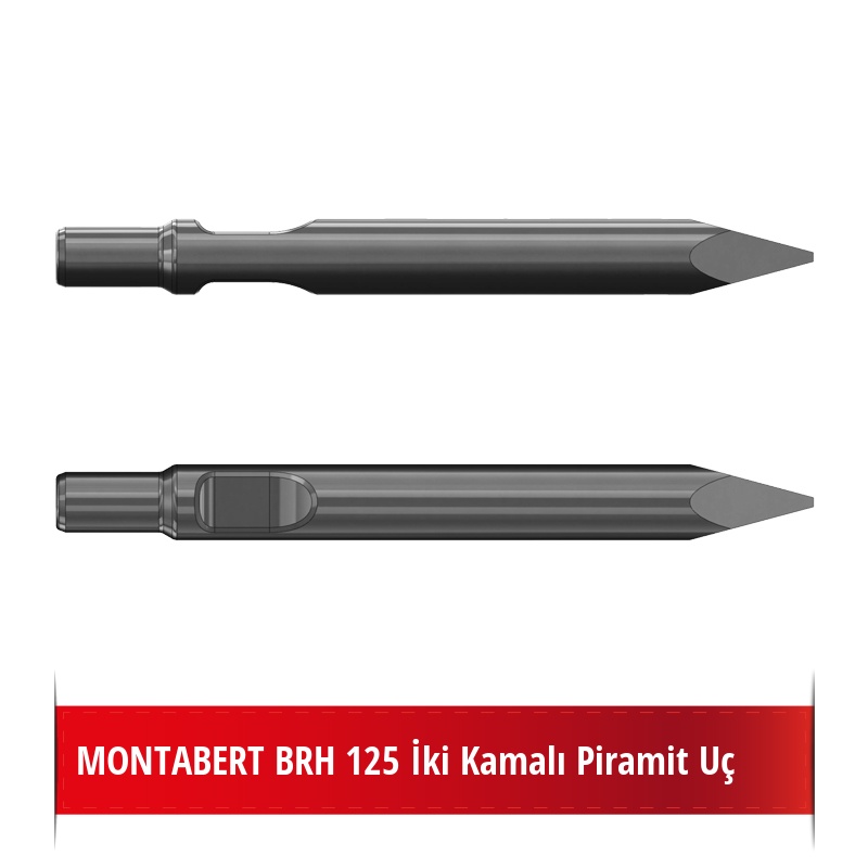 Montabert BRH 125 Kırıcı Ucu - Piramit Uç