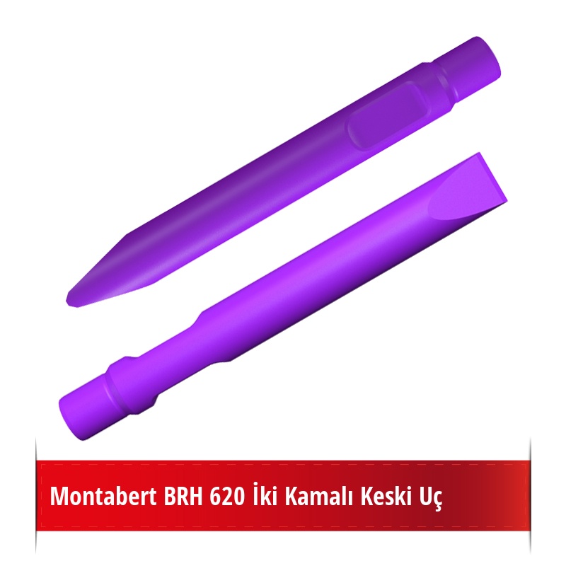 Montabert BRH 620 Kırıcı İçin Nikelli Keski Uç