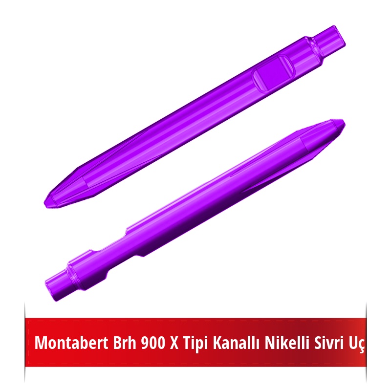 Montabert Brh 900 X Tipi Kanallı Nikelli Sivri Uç