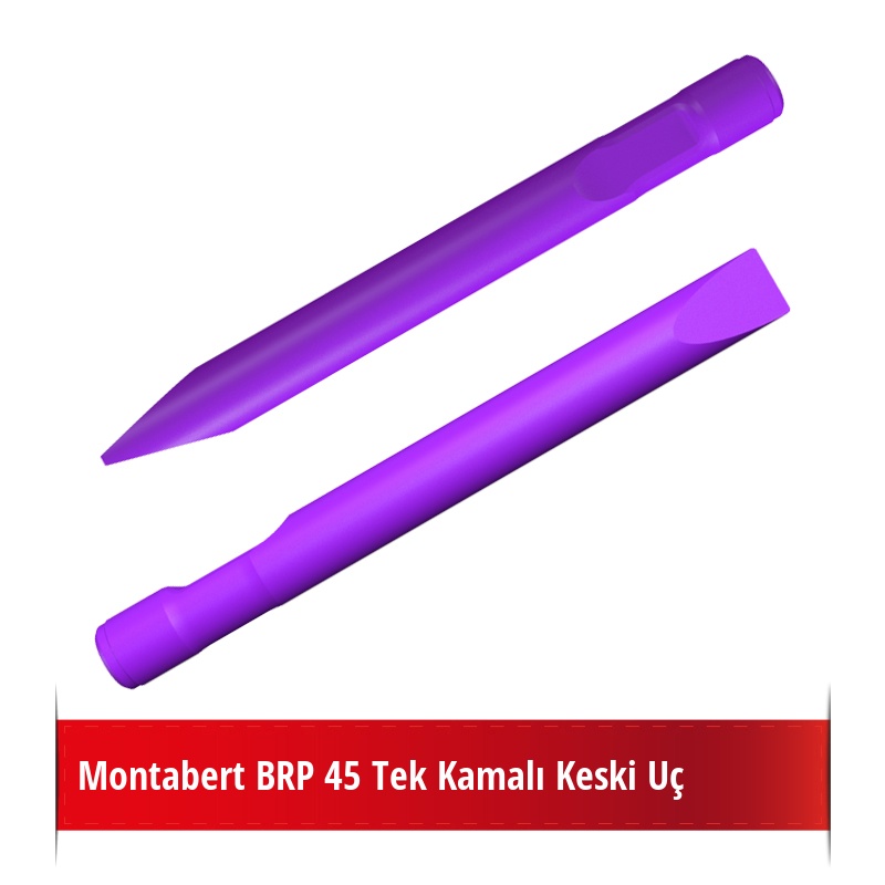 Montabert BRP 45 Kırıcı İçin Nikelli Keski Uç