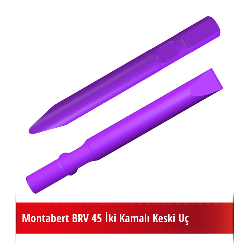 Montabert BRV 45 Kırıcı İçin Nikelli Keski Uç