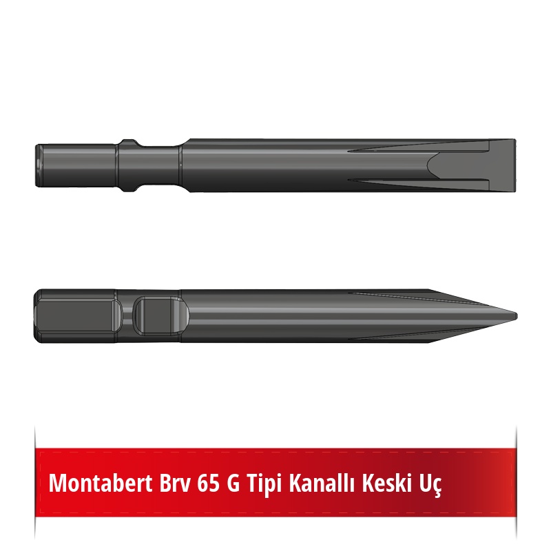 Montabert Brv 65 G Tipi Kanallı Keski Uç