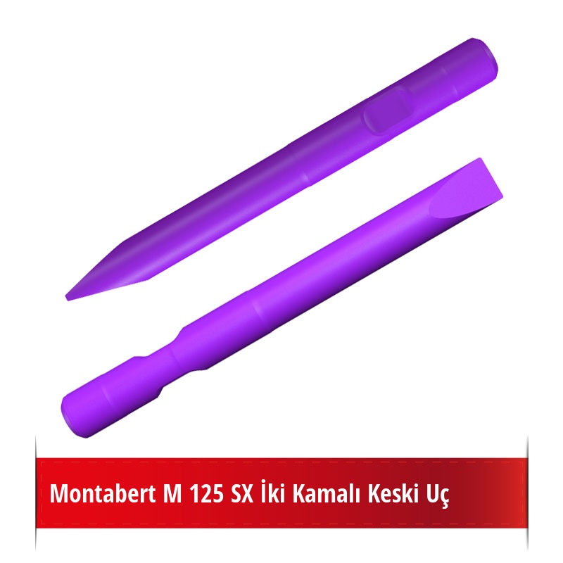 Montabert M 125 SX Kırıcı İçin Nikelli Keski Uç