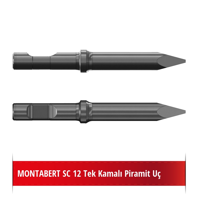 Montabert SC 12 Kırıcı Ucu - Piramit Uç