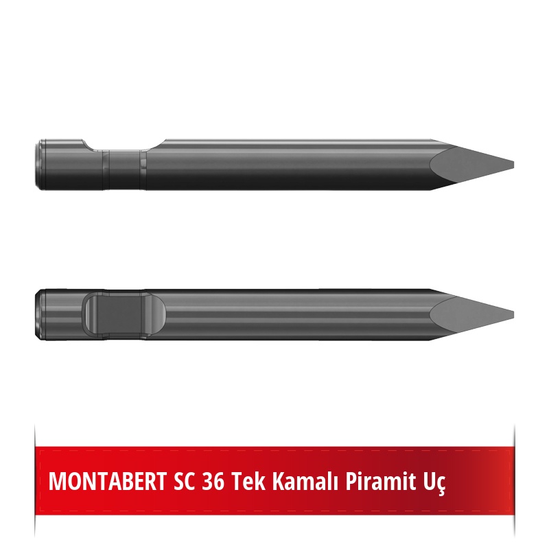 Montabert SC 36 Kırıcı Ucu - Piramit Uç