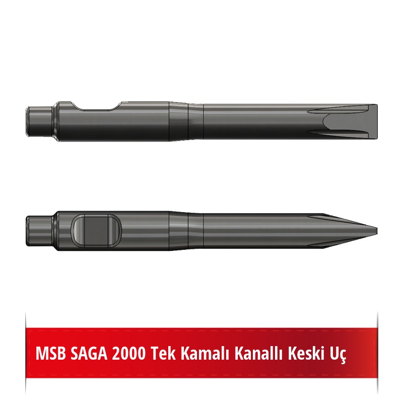 MSB SAGA 2000 Kırıcı Ucu - Kanallı Keski Uç