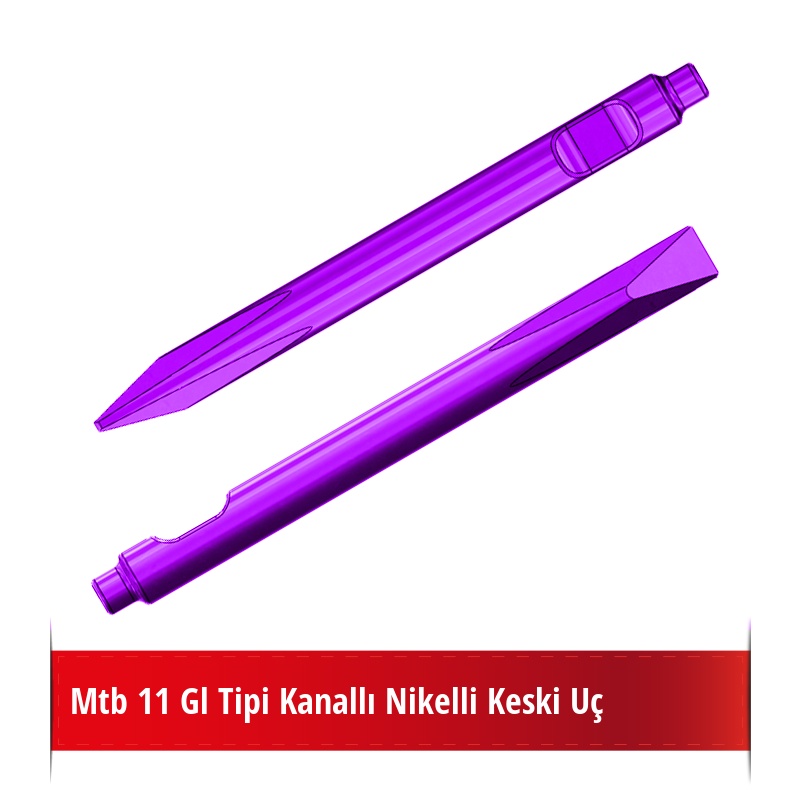 Mtb 11 Gl Tipi Kanallı Nikelli Keski Uç