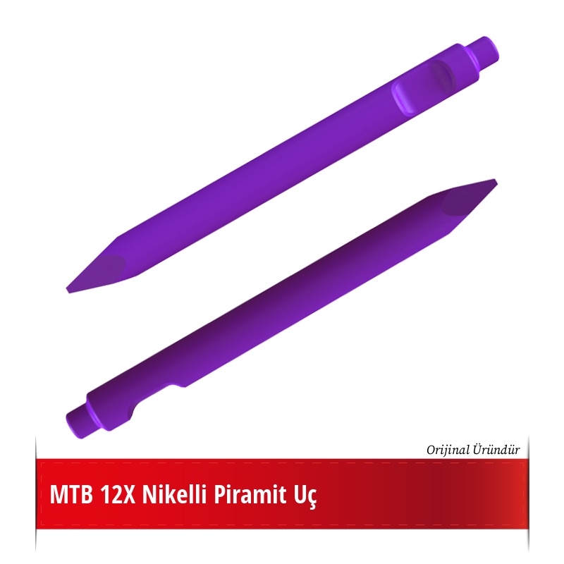 MTB 12X Nikelli Piramit Uç