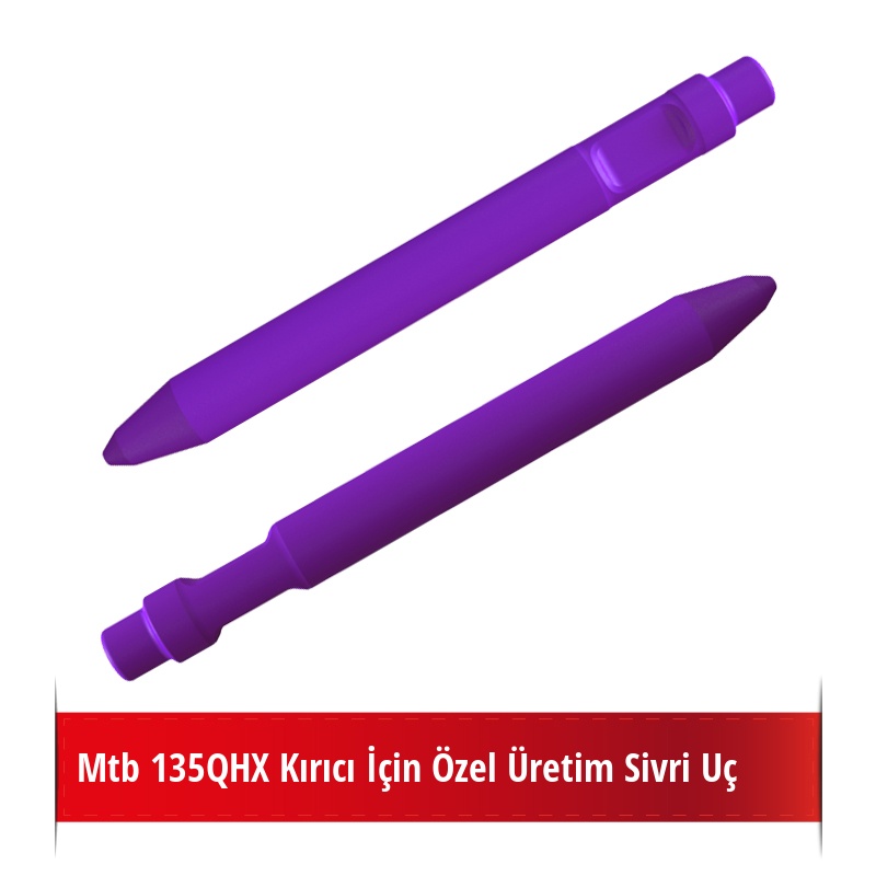 Mtb 135QHX Kırıcı İçin Nikelli Sivri Uç