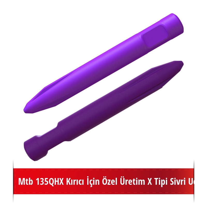 Mtb 135QHX Kırıcı İçin Nikelli X Tipi Sivri Uç