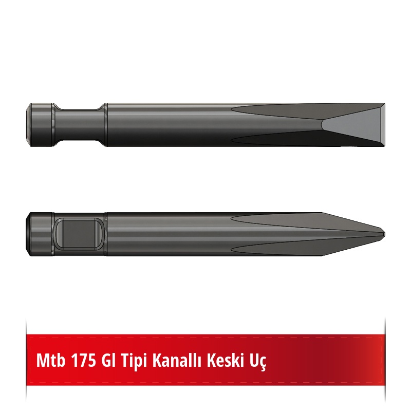 Mtb 175 Gl Tipi Kanallı Keski Uç